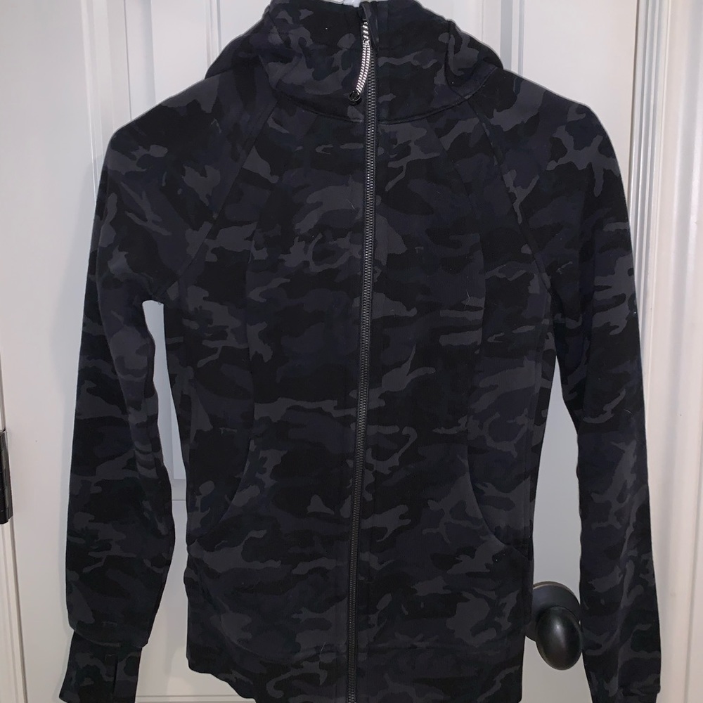 Lululemon Camo Scuba Full Zip Hoodie